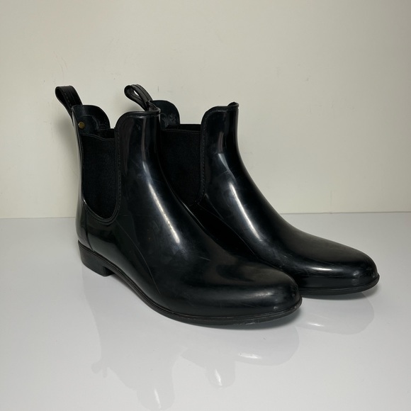 Sam Edelman black Tinsley ankle chelsea rain boot - Picture 2 of 12